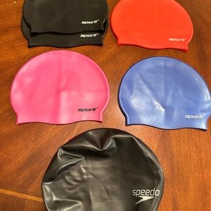 Multiple Swim Caps